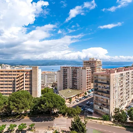 アパート Le Renoso - Climatise Vue Et Montagne アジャクシオ